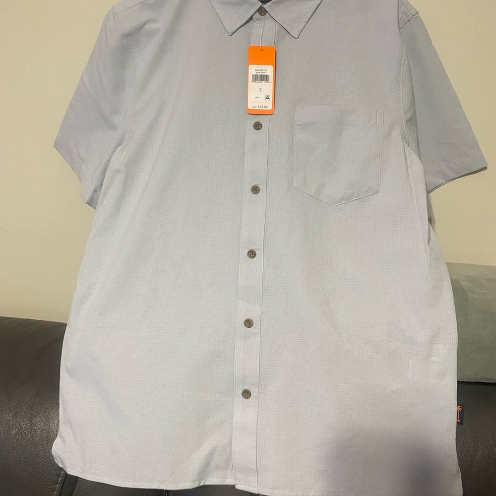 Margaritaville Blue Relaxed Fit Casual Shirt